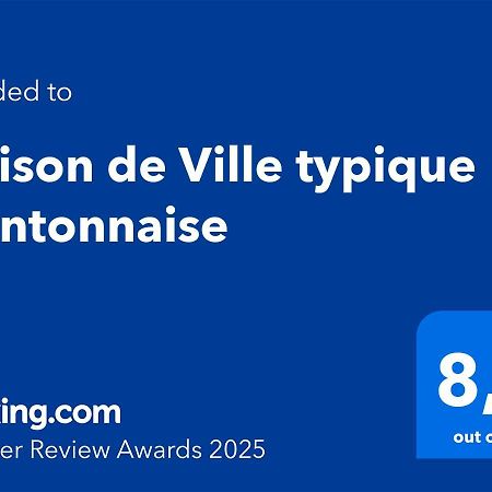 Maison De Ville Typique Mentonnaise 외부 사진