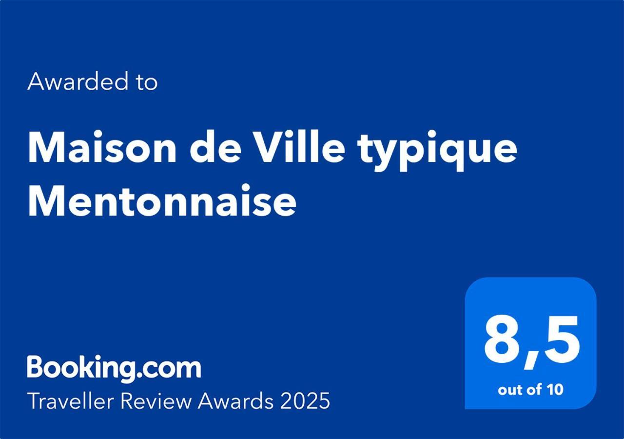 Maison De Ville Typique Mentonnaise 외부 사진